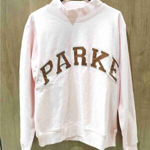 Parke Pink & Brown Letterman Pullover | Preppy Varsity Styl🌷🌷